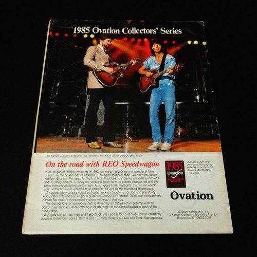 Grateful Dead Jerry Garcia Frets Magazine July 1985 Acoustic Guitar Garcia Kahn - Picture 2 of 12