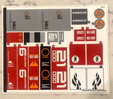 LEGO STICKER SHEET for 70615 Fire Mech, New Genuine