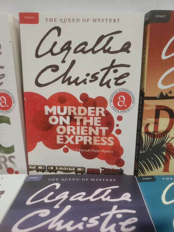 6 классических романов Эркюля Пуаро из Agatha Christie The Queen Of Mystery НОВЫЕ - Изображение 3 из 4