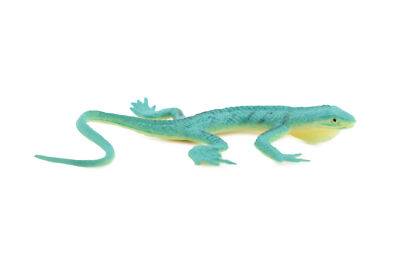 Blue Striped Lizard Toy Realistic Replica, Kids, Model, Gift, 3