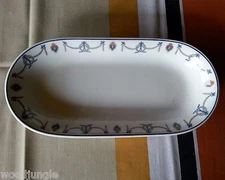 Antique  O.P. CO  SYRACUSE PITCHER U of M RED WHITE and BLUE RESTAURANT WARE