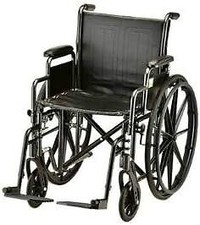 Nova 20" Wheelchair with Detachable Desk Armrest and Swingaway Footrests -...