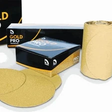 US Chemical And Plastics 6" PSA Sanding Disc 100-Pack Roll 220-Grit 80611