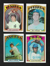 1972 Topps Baseball: HIGH GRADE Choose Your Card (#398 to #787)