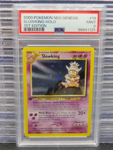 2000 Pokemon NEO Genesis Slowking First Edition Holo #14/111 PSA 9 MINT - Picture 1 of 2