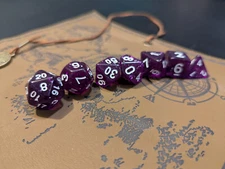 ✨Void Caster✨ 7 Dice Set Poly RPG DnD Dungeons Dragons AD&D Pathfinder d20