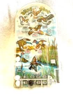 VINTAGE MARX TOYS GAME MARBLE PINBALL WING SHOT BAGATELLE GAME BIRDS (1)
