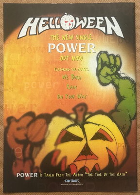 HELLOWEEN - POWER 1996 Full page UK magazine ad