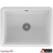 Reginox Mataro II 1.0 Bowl White Ceramic Kitchen Sink "Graded"