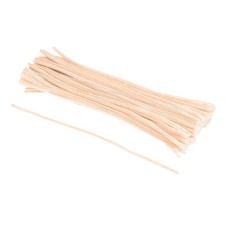 30cm Pipe Cleaners Beige Art Craft Chenille Stems , 100Pcs