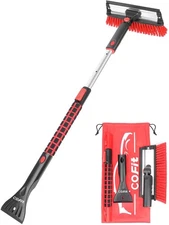 COFIT Car Snow Brush with Ice Scraper and Squeegee 3 in 1, 39" Extendable