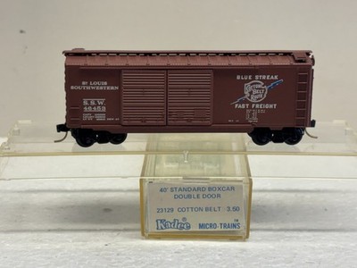 N Scale Kadee Micro Trains MTL 23129 Cotton Belt SSW 46453 Box Car