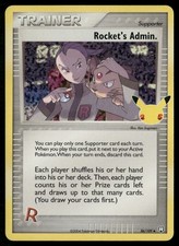 Rocket's Admin. 86/109 Celebrations: Classic Collection Pokemon Holo NM/M