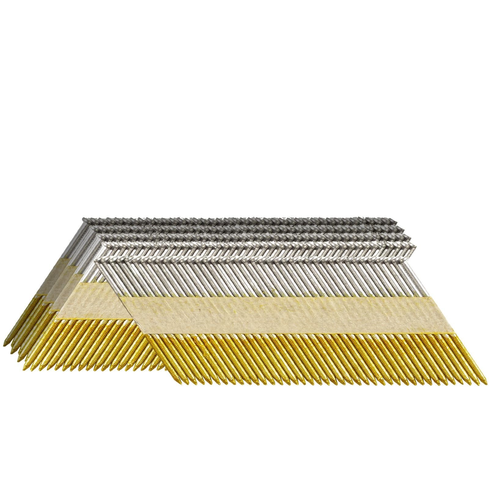 30-34 Degree Framing Nails 3.0"X.12" Ring Shank 1000 Count, D Head Hot Dipped...