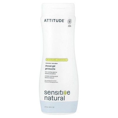 Oatmeal Sensitive Natural Care, Shower Gel, Extra Gentle, Unscented, 16 fl oz