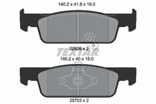 Bremsbelagsatz Scheibenbremse Q+ TEXTAR 2262601 für FORTWO SMART 453 344 353 444