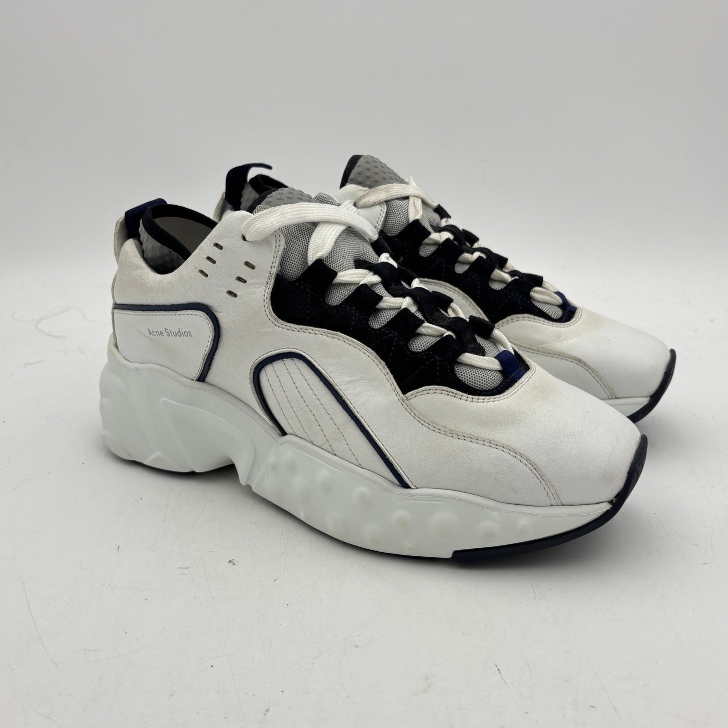 Acne Studios Manhattan Black White Chunky Sneaker… - image 1