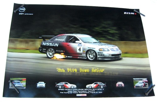 2002-2003 NISMO Nissan Sentra SE-R SPECV 2.5L New Team RTR SER Racing Poster