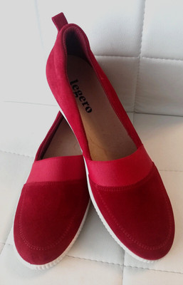 Legero Damen Tanaro Ballerina Alce Rot Leder NP 79,95 Größe 41,5 neu