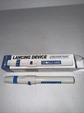 Vital Care Lancing Device With Adjustable Depth