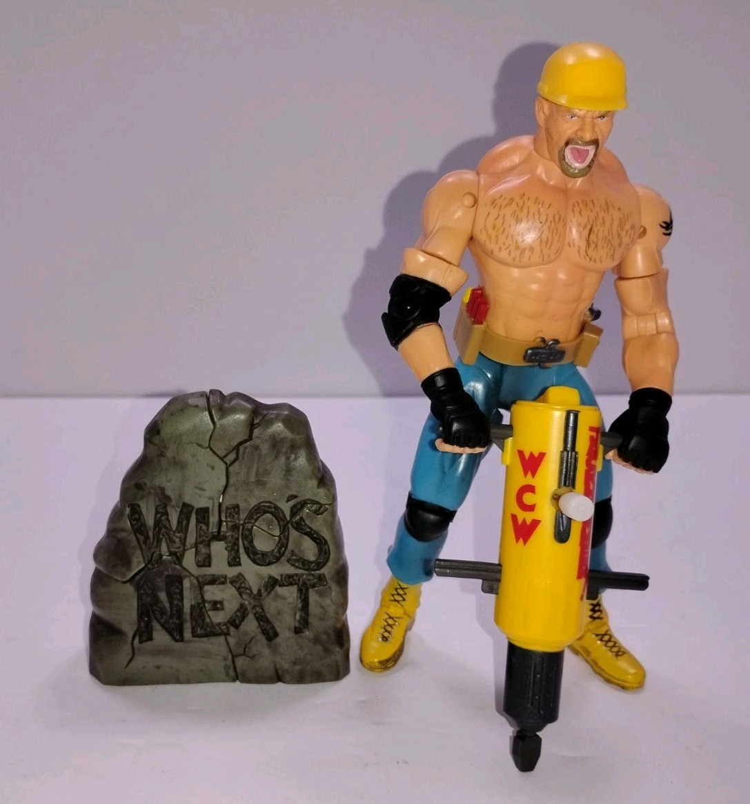 Jackhammer Goldberg WCW Ring Masters 1999 Toy Biz Complete Figure & Accessories