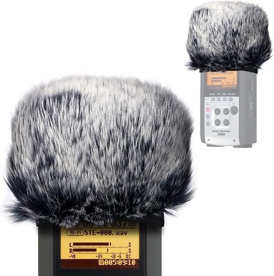 Furry Outdoor Microphone Windscreen Muff for Zoom H4N Pro H2n/H4n 