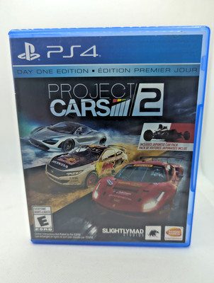 PlayStation 4 PS4 Project Cars 2 (Bandai Namco, 2017) DAY ONE ED. *CIB, CLEANED*