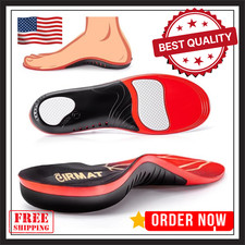 High Arch Support Insoles Plantar Fasciitis Inserts Men Women Pain Relief