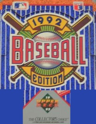 1992 Upper Deck Baseball - Select Your Card
