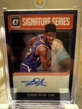 2018-19 Panini Donruss Optic Signature Series DeAndre Ayton SG-DAY Purple Prizm