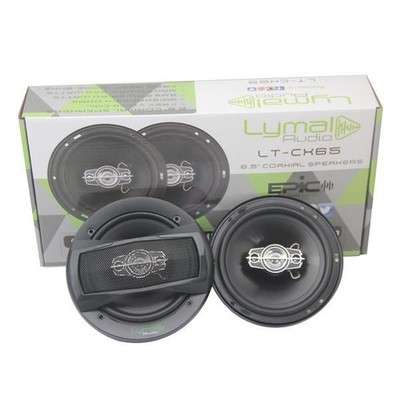 Lymal Audio LT-CX65 Car Audio 3-Way Coaxial Speakers 300 Watts 4-Ohm