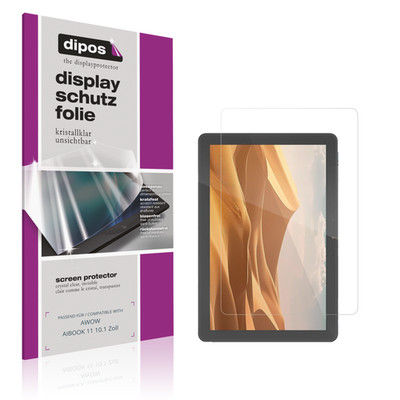 2x Schutzfolie klar für AWOW AIBOOK 11 10.1 Zoll Displayschutzfolie Folie