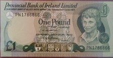 Banknote Nord Irland 1 Pound, 1979, Provincial Bank of Ireland Limited