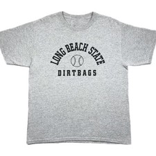 Vintage 90s Y2K Long Beach State Dirtbags Baseball T-Shirt, Sweatshirt & Hoodie