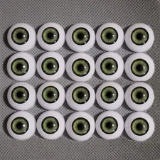 Realistic Acrylic Eyes Half Round Reborn Baby Eyeballs for Doll Kits DIY Repair