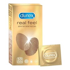 Durex Real Feel Condoms For Men - 10 Count Pack of 3