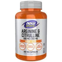 Now Foods Arginine & Citrullin - 120 Kapseln