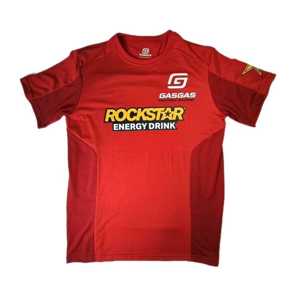 SET OF 2 HUSQVARNA REPLICA TEAM TEE BLACK ReD ADULT MEDIUM  - Image 3 of 4