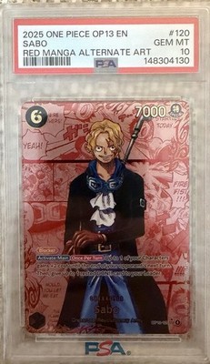 ワンピースカードゲーム SABO レッドマンガオルタネートアート #120 Sabo (120) (Parallel) OP13-120 Carrying On His Will Foil for sale