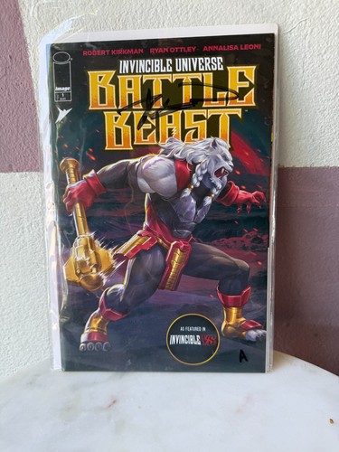 SDCC 2025 BATTLE BEAST #1 SIGNED BY ROBERT KIRKMAN PANEL EXCLUSIVE COMIC BOOK