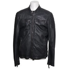 Gipsy, Lederjacke, Herren, Größe: L, Grau, Baumwolle/Leder/Polyester #Kty