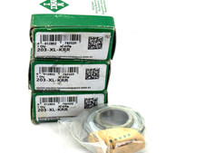 Lot of 3x INA 203-XL-KRR Metal Shielded Bearing 17x40x18.3 mm Cylindrical outer