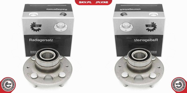 2X Esen SKV Radlager Radlagersatz Hinten Links Rechts FüR Honda Civic VI-image