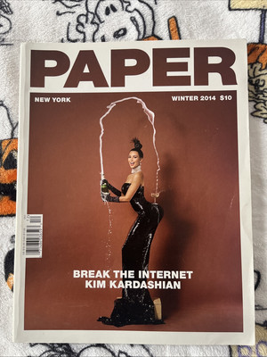 Kim Kardashian Paper Magazine Break The Internet variant 2014 RARE | eBay