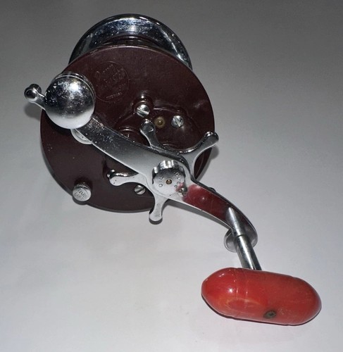 PENN 500 JIGMASTER Red Knob USA MADE REEL Tested EUC