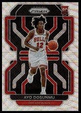 2021-22 Panini Prizm #271 Ayo Dosunmu Silver Wave
