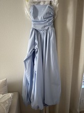 Light Blue Bubble Formal Dress Size Small