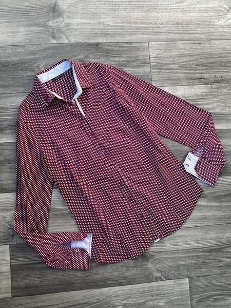 Women ETERNA Shirt Burgundy Velvet 36 / S / 44