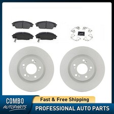 Front Brake Rotors Ceramic Brake Pads for Honda S2000 2.0L 2000-2003