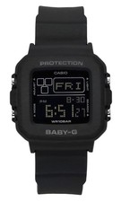 Casio Baby-G Resin Strap Sports Black Dial Quartz BGD-10-1 Women's Ladies Watch